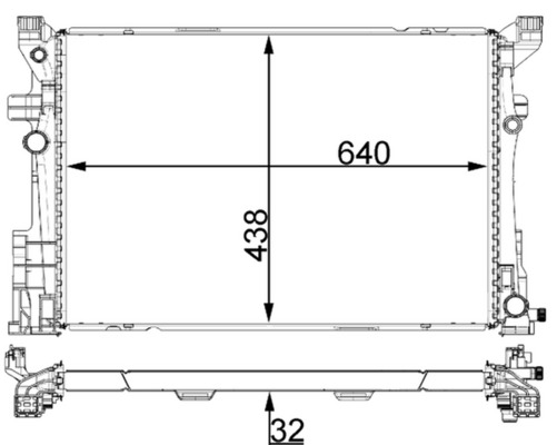 Radiateur Mahle Original CR 2171 000P