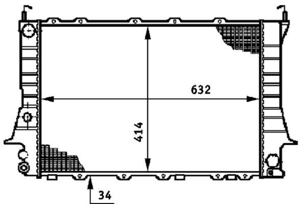 Radiateur Mahle Original CR 591 000S