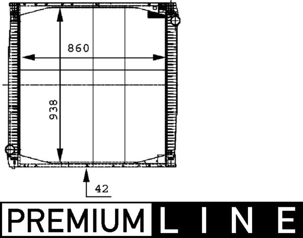 Radiateur Mahle Original CR 696 000P