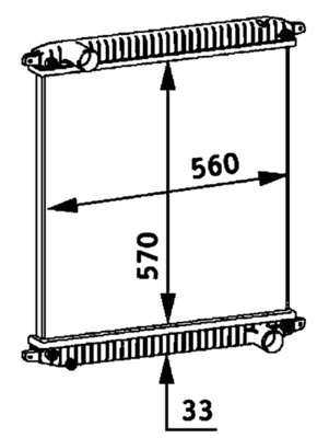 Radiateur Mahle Original CR 703 000P
