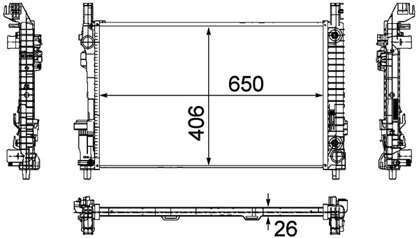 Radiateur Mahle Original CR 781 000P