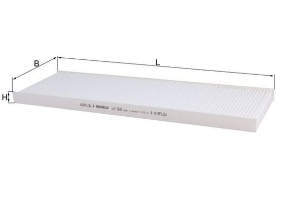 Interieurfilter Mahle Original LA 568