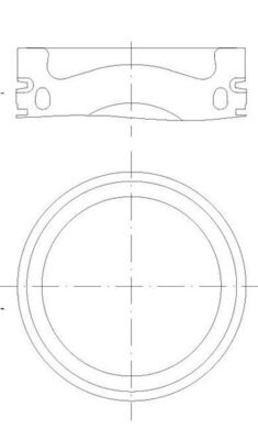 Zuiger Mahle Original 001 PI 00185 000