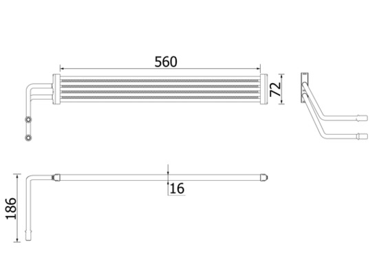 Oliekoeler Mahle Original CLC 93 000P