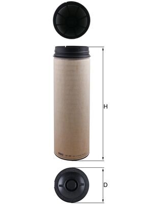 Oliefilter Mahle Original LXS 394