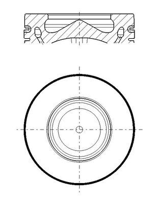 Zuiger Mahle Original 081 PI 00119 000
