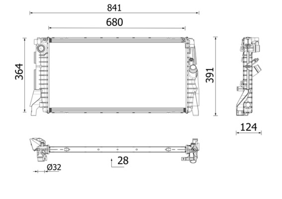 Radiateur Mahle Original CR 2747 000P