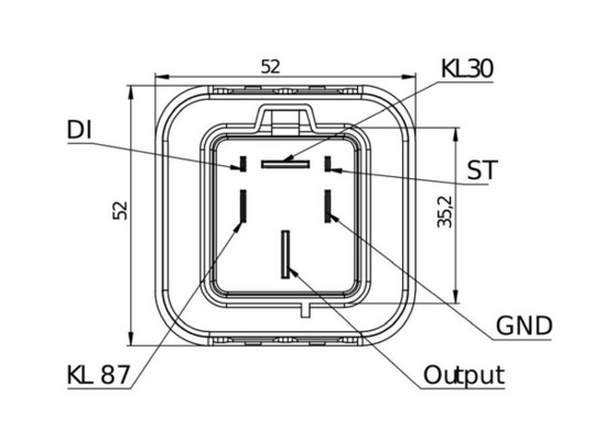 Regeleenheid, gloeitijd Mahle Original MHG 77