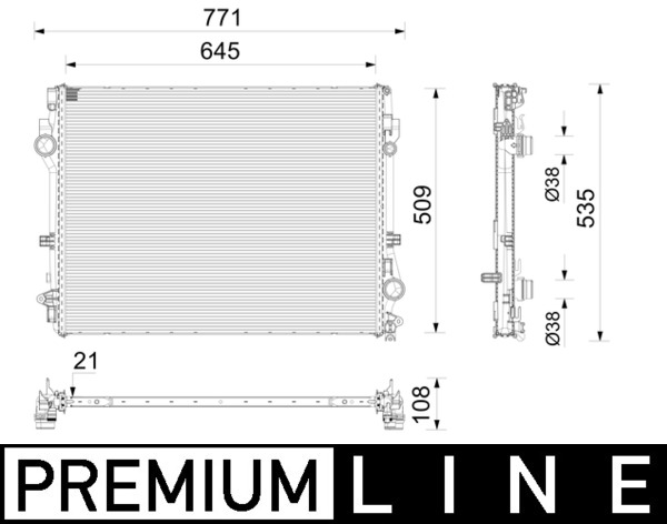 Radiateur Mahle Original CR 2777 000P