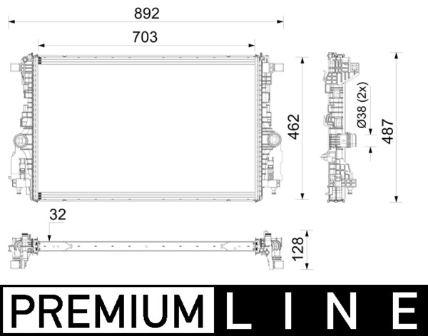 Radiateur Mahle Original CR 2775 000P