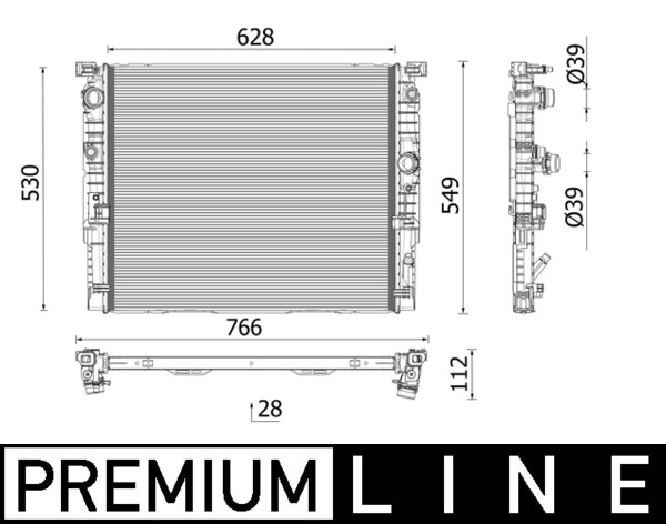 Radiateur Mahle Original CR 2771 000P
