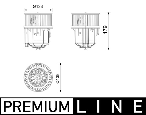 Interieurventilatie Mahle Original AB 429 000P