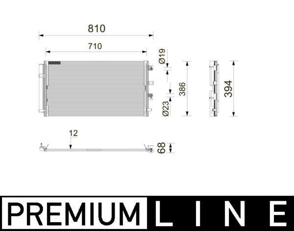 Condensor, airconditioning Mahle Original AC 1212 000P