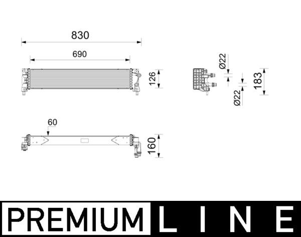 Radiateur Mahle Original CR 2806 000P