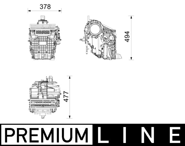 Verdamper, airconditioning Mahle Original AE 263 000P
