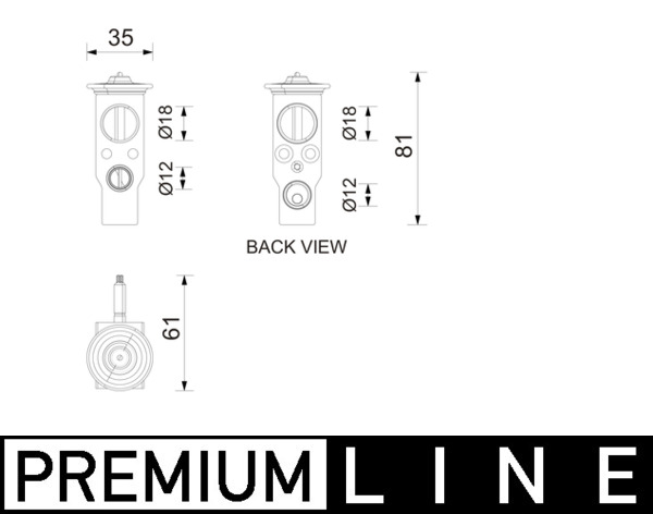 Expansieventiel, airconditioning Mahle Original AVE 211 000P