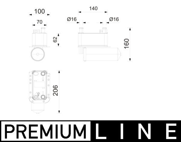Condensor, airconditioning Mahle Original AC 1215 000P