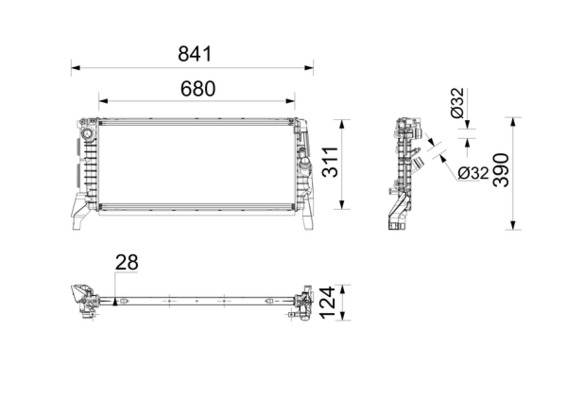 Radiateur Mahle Original CR 2773 000P