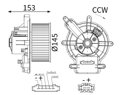 Interieurventilatie Mahle Original AB 137 000S