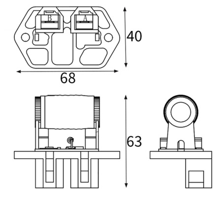 Weerstand, interieurventilator Mahle Original ABR 185 000S