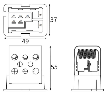 Weerstand, interieurventilator Mahle Original ABR 188 000S