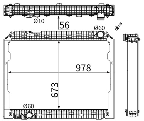 Radiateur Mahle Original CR 2221 001S
