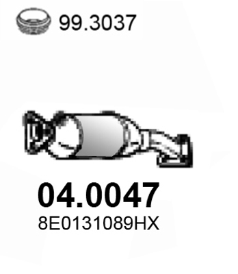 Katalysator Asso 04.0047