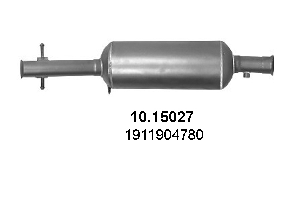 Roetfilter, uitlaatinstallatie Asso 10.15027