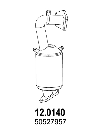 Katalysator Asso 12.0140