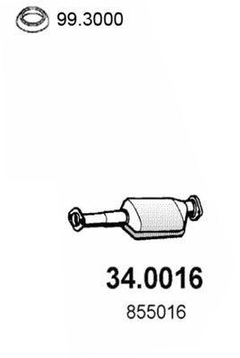 Katalysator Asso 34.0016