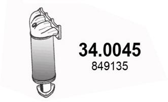 Katalysator Asso 34.0045