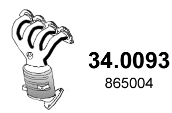 Katalysator Asso 34.0093