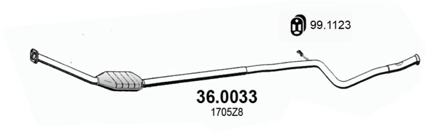 Katalysator Asso 36.0033
