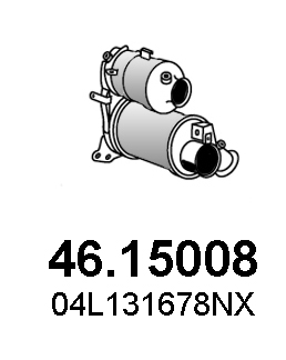 Roetfilter, uitlaatinstallatie Asso 46.15008