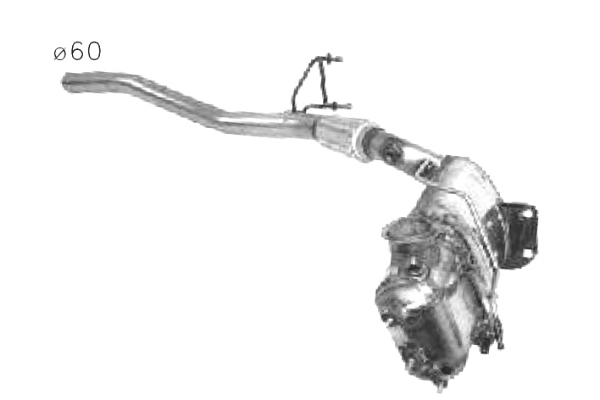 Roetfilter, uitlaatinstallatie Asso 50.15003