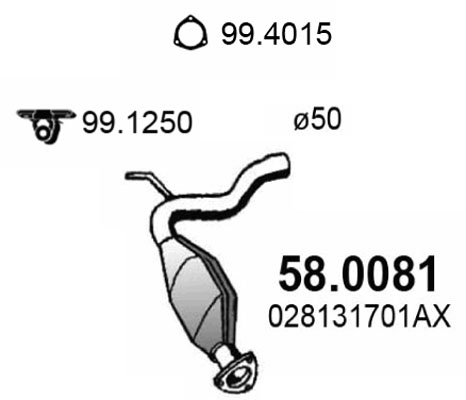 Katalysator Asso 58.0081