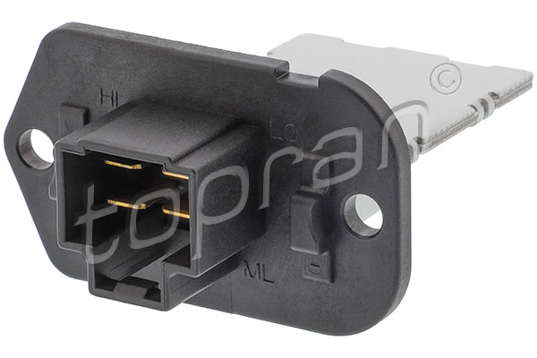 Weerstand, interieurventilator Topran 821 951