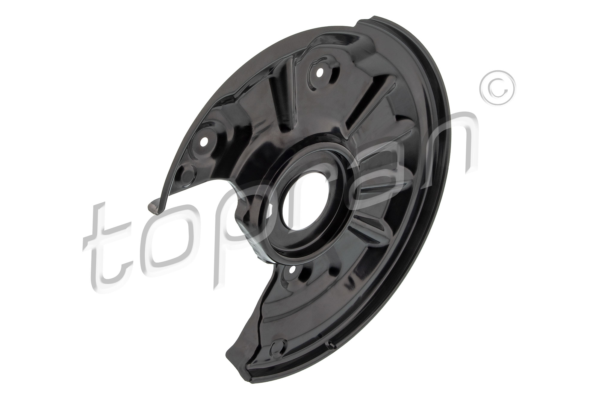 Dekplaat, remschijf Topran 121 694