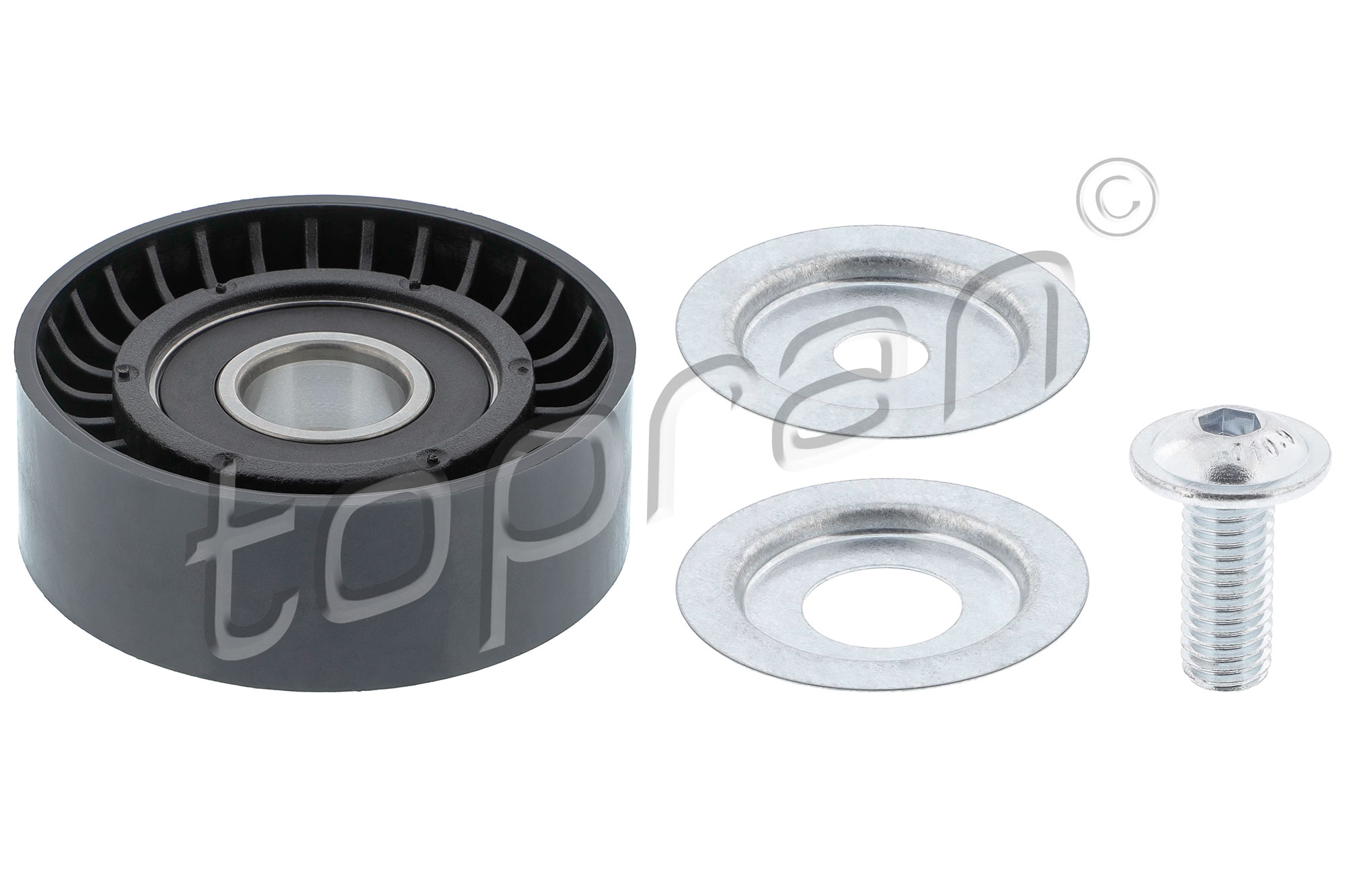 Geleide rol/omdraairol, Poly V-riem Topran 822 059