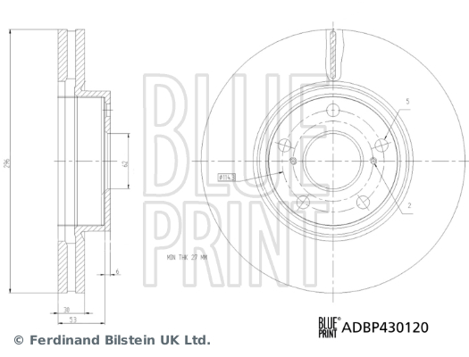 Remschijven Blue Print ADBP430120