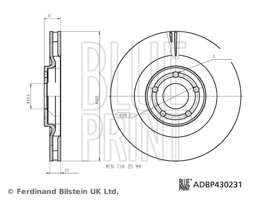 Remschijf Blue Print ADBP430231
