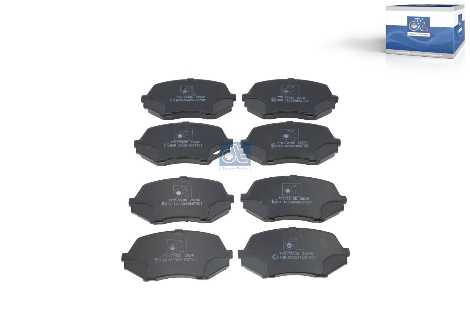 Remblokkenset, schijfrem Dt Spare Parts 18.00002