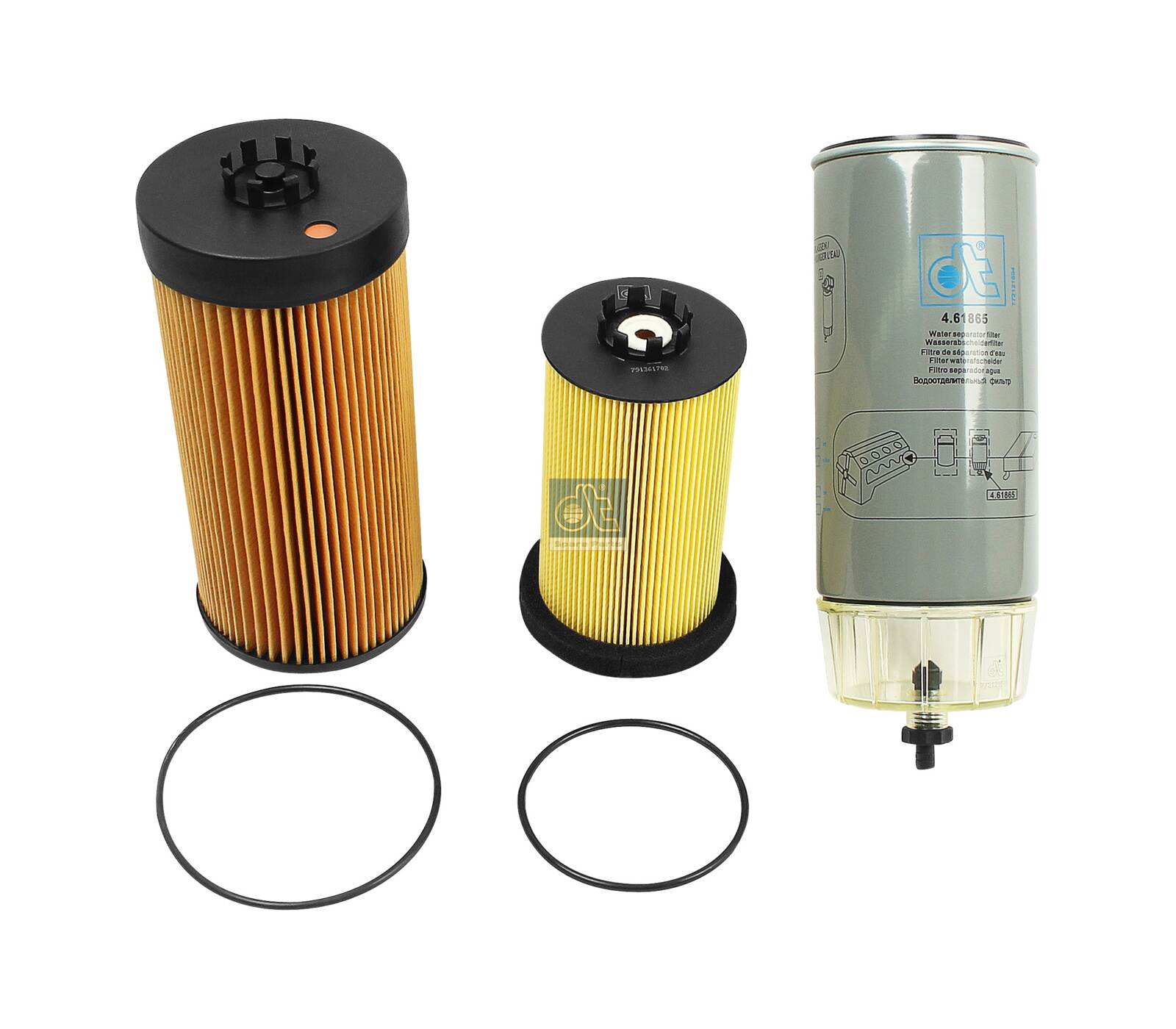 Filterset Dt Spare Parts 4.92107