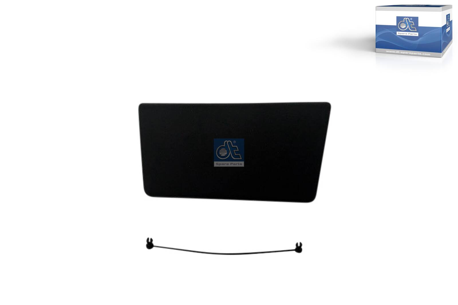 Plaat, bumper Dt Spare Parts 6.00142