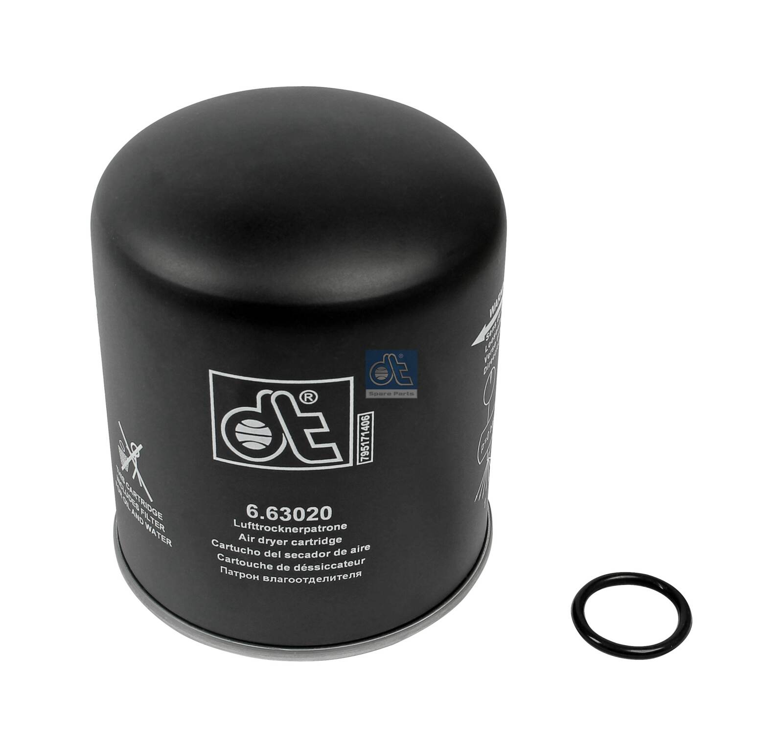 Luchtdroger (remsysteem) Dt Spare Parts 6.63020