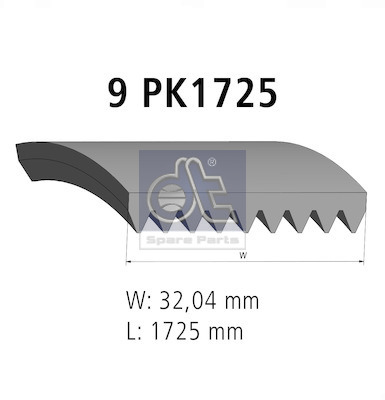 Poly V-riem Dt Spare Parts 3.34317
