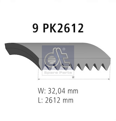 Poly V-riem Dt Spare Parts 4.80749