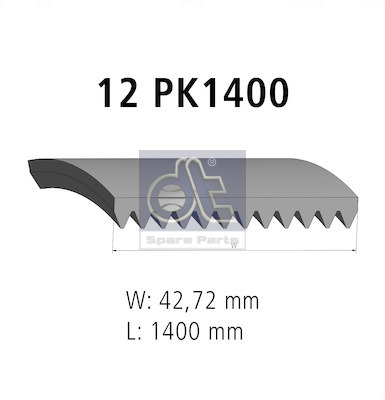 Poly V-riem Dt Spare Parts 4.80772