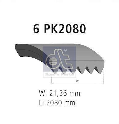 Poly V-riem Dt Spare Parts 4.80923