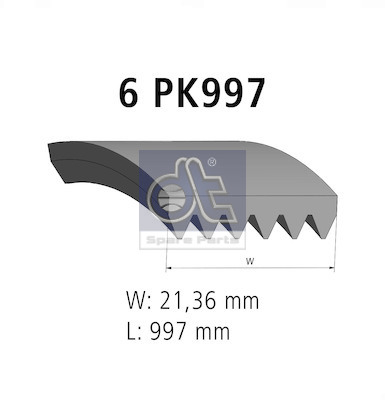 Poly V-riem Dt Spare Parts 4.81104